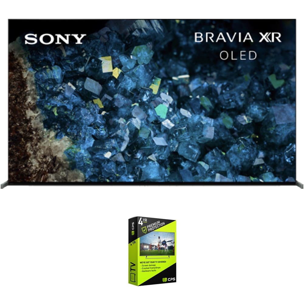Sony XR83A80L BRAVIA XR 83 Inch A80L OLED 4K HDR Smart TV with Google TV Bundle with 4 YR CPS Enhanced Protection Pack (2023 Model)
