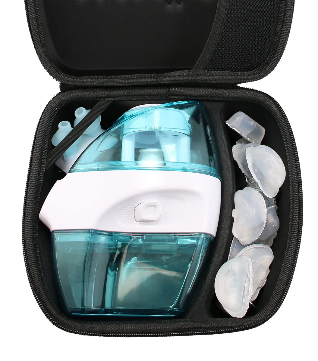 Navage Starter Bundle Nasal Irrigation System - Saline Nasal Rinse Kit with 1 Nose Cleaner, 30 SaltPods and Black Travel Case