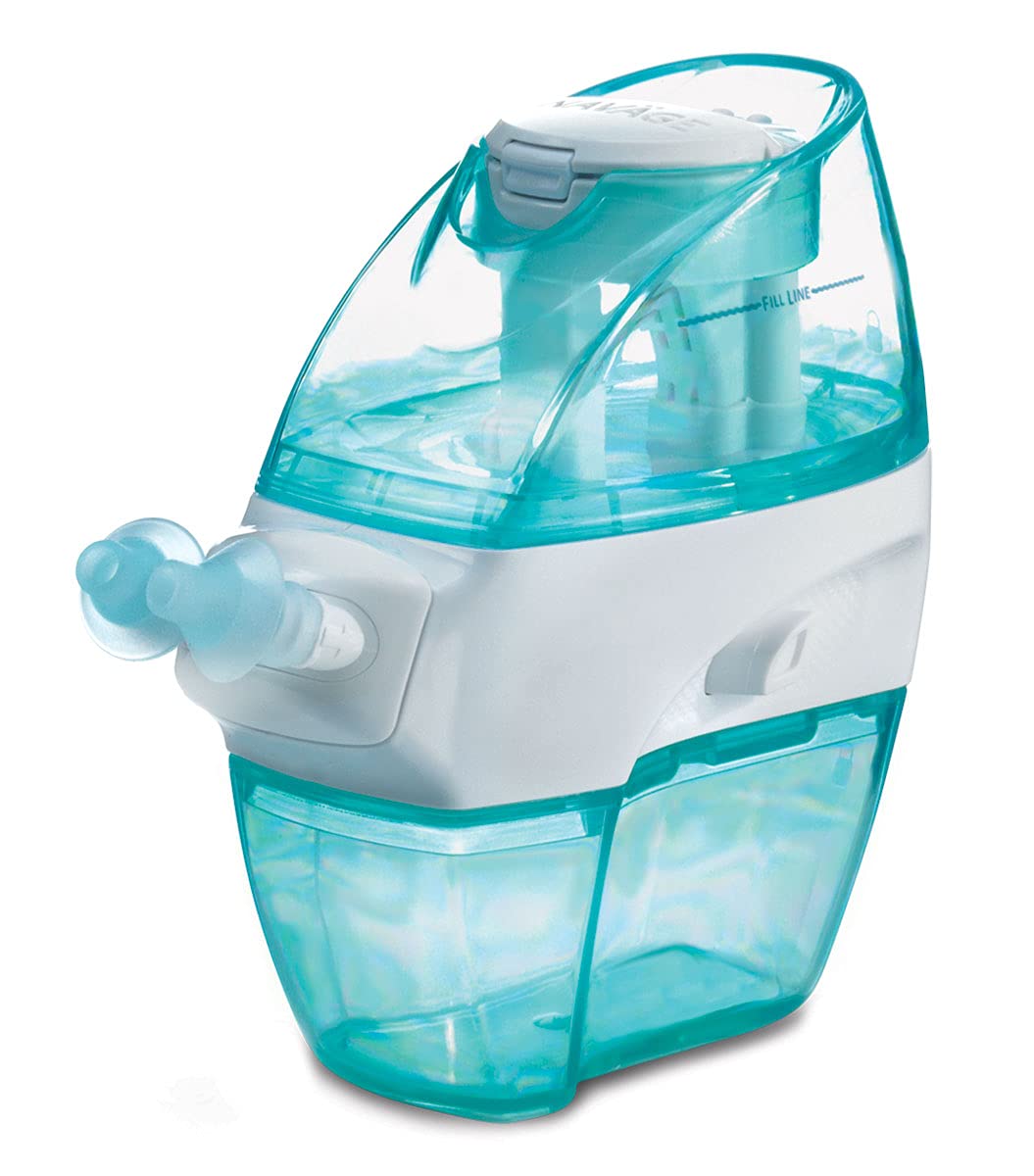 Navage Starter Bundle Nasal Irrigation System - Saline Nasal Rinse Kit with 1 Nose Cleaner, 30 SaltPods and Black Travel Case