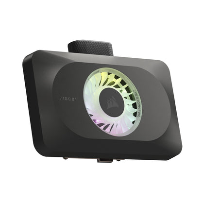 CORSAIR iCUE Link XG3 RGB Hybrid GPU Water Block - Hybrid Custom Cooling - Fits NVIDIA RTX 4090, 4080, 3090 Ti, 3090, 3080 Ti, 3080 - Black