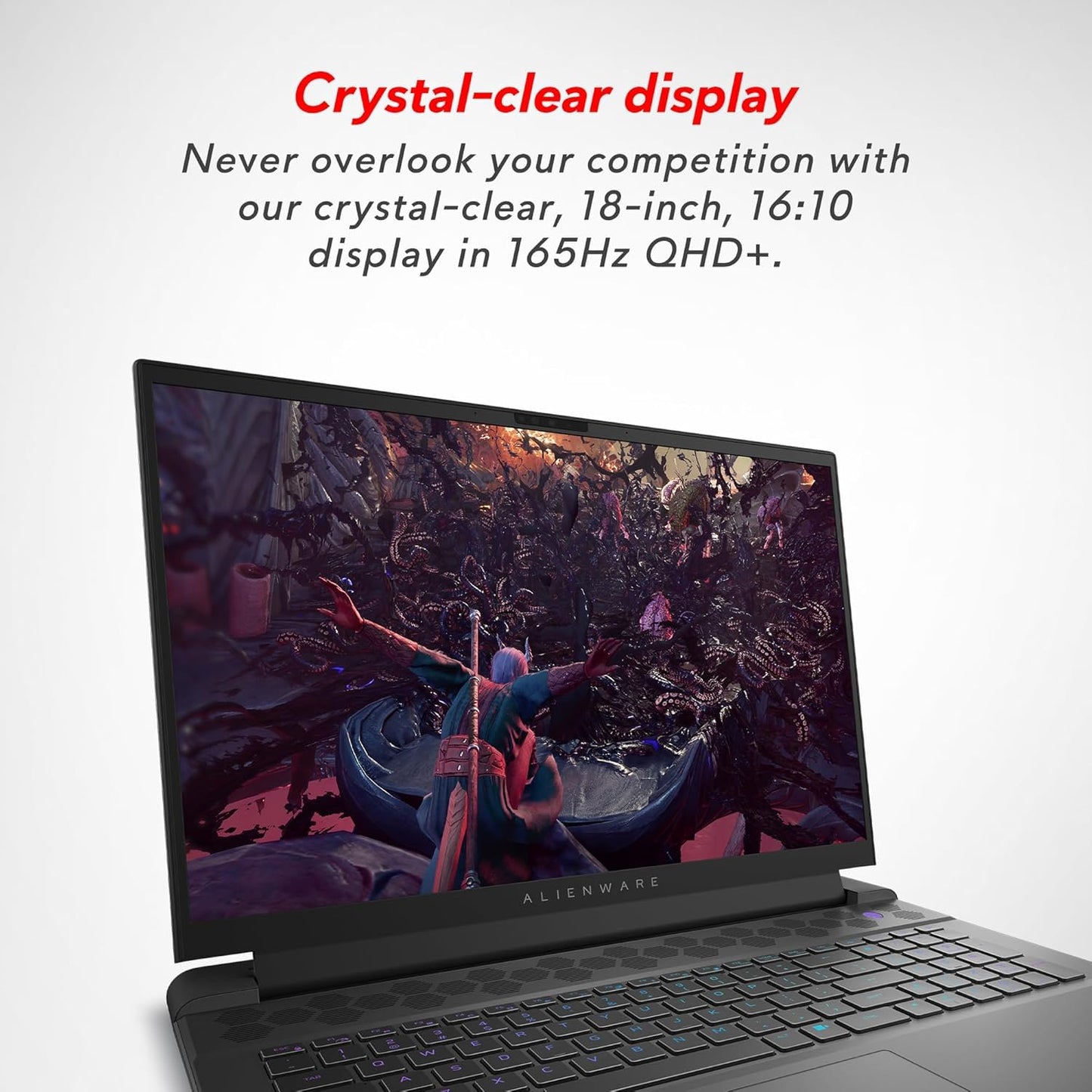 Dell Alienware m18 R2 Gaming Laptop, NVIDIA RTX 4090 16GB GDDR6, Intel i9 14900HX, 18" QHD+ (2560x1600) 165Hz, 64 GB DDR5, 2 TB SSD, WiFi 7, Bluetooth 5.4, Windows 11 Pro, Gaming Mouse, 256GB UFD